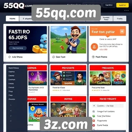 Recursos e funcionalidades do site 55qq.com