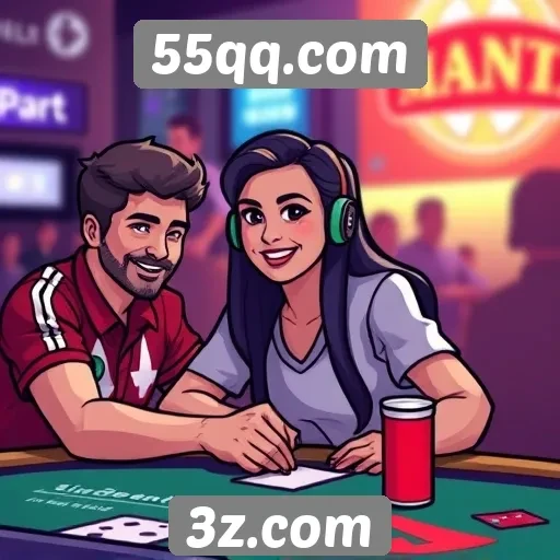 Crescimento da comunidade de jogadores no 55qq.com