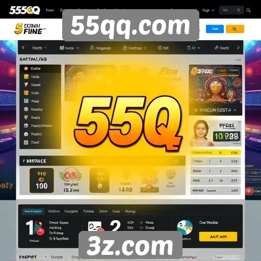 Análise da interface do usuário do 55qq.com