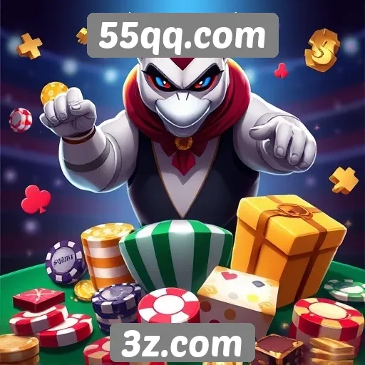 Variedade de jogos disponíveis em 55qq.com